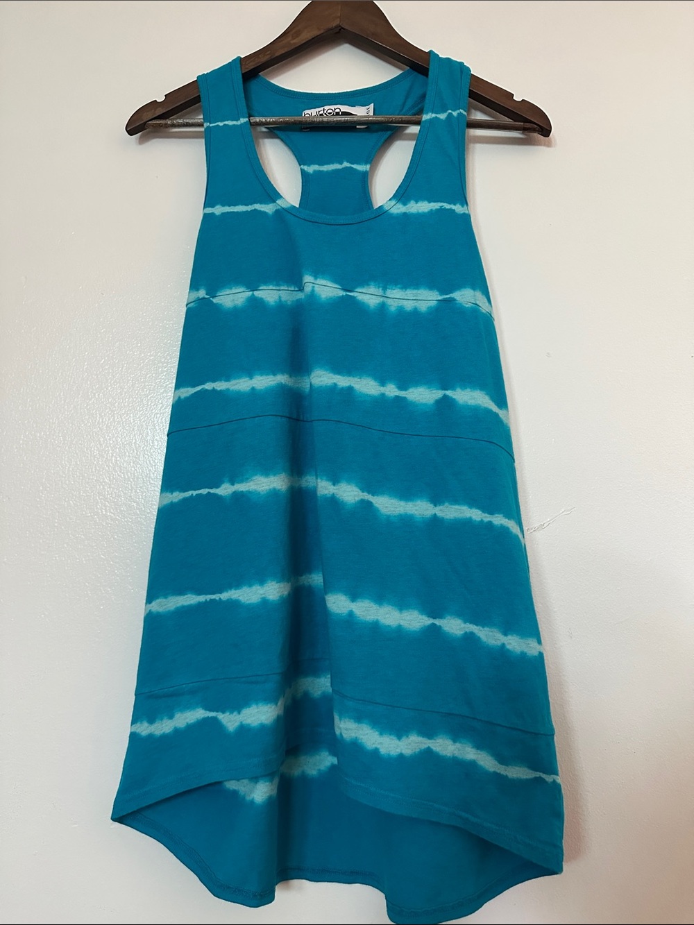 Burton Turquoise Tie-Dye Tank Top
